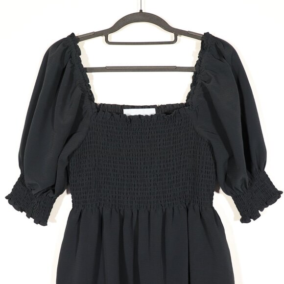 NWOT Hill House Athena Nap Dress in Black Crepe Size Large - Picture 6 of 12